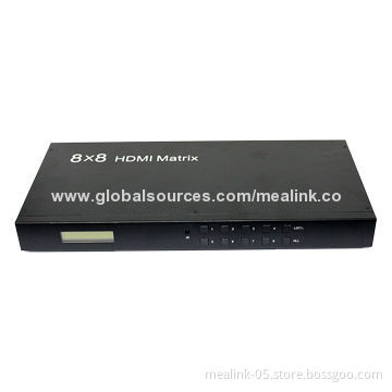 8 x 8 HDMI® Matrix with RS232, Extra Infrared Extension Receiver
